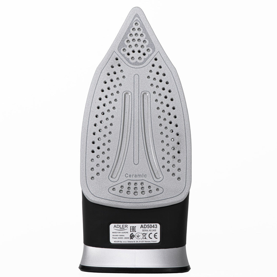 Adler parno željezo, bežično, keramička ploča, 2800 W, AD 5043