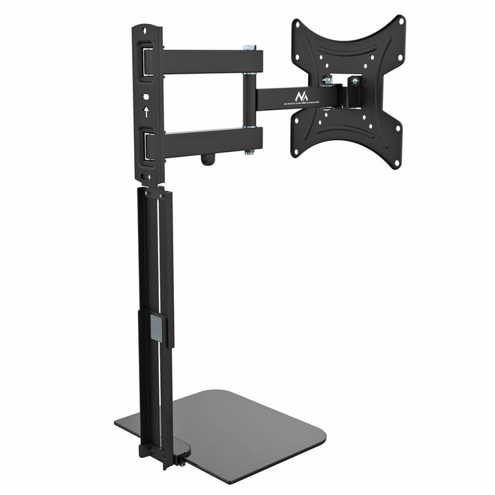 Montaža za TV s DVD policom Maclean, VESA 200×200, 23″–43″, 25 kg, MC-771A + HDMI 2.0 4K 3D UHD kabel, 1,8 m, bakar, 48-bitni
