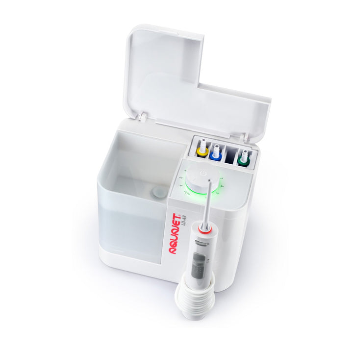 Aquajet irigator, elektronička kontrola, spremnik od 500 ml, 4 nastavka, LD-A9