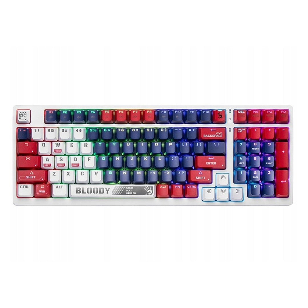 A4TECH BLOODY S98 USB sportska mehanička tipkovnica u mornarsko plavoj boji (BLMS Red Plus prekidači)