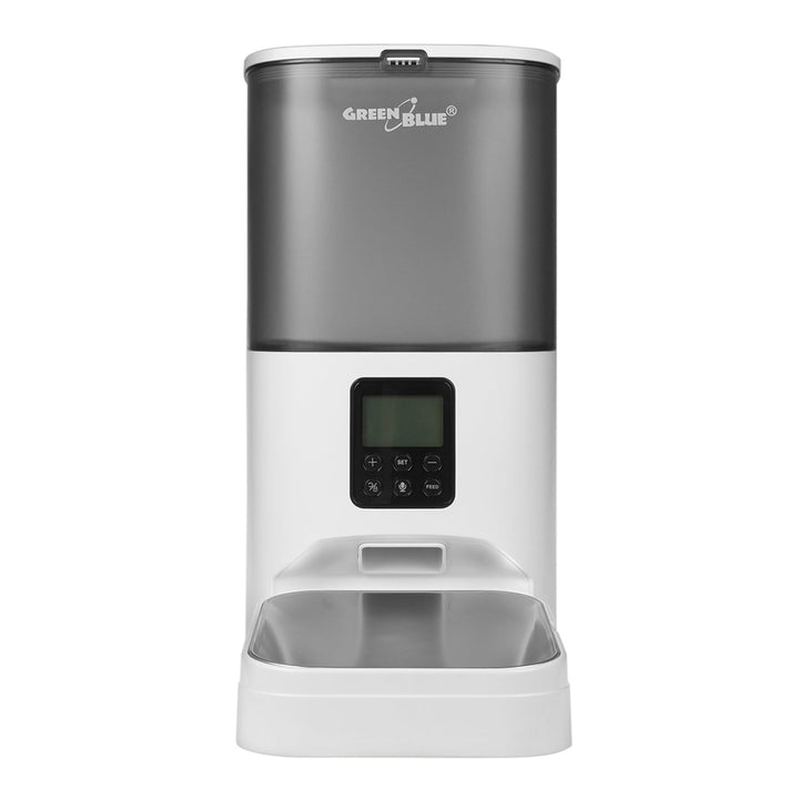 GreenBlue automatski dispenzer vode/posuda za vodu za kućne ljubimce, 3 L, USB 5 V 1 A, GB392 + GreenBlue automatski dispenzer hrane/hranjivač za kućne ljubimce, 6 L, USB 5 V 1 A, GB393