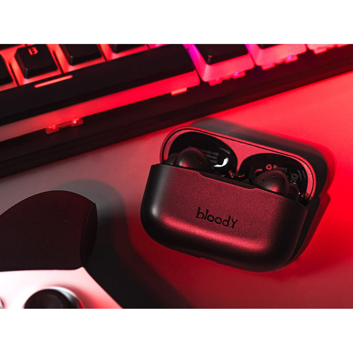 A4TECH bežične slušalice, Bluetooth 5.0, BLOODY TWS M30 crne