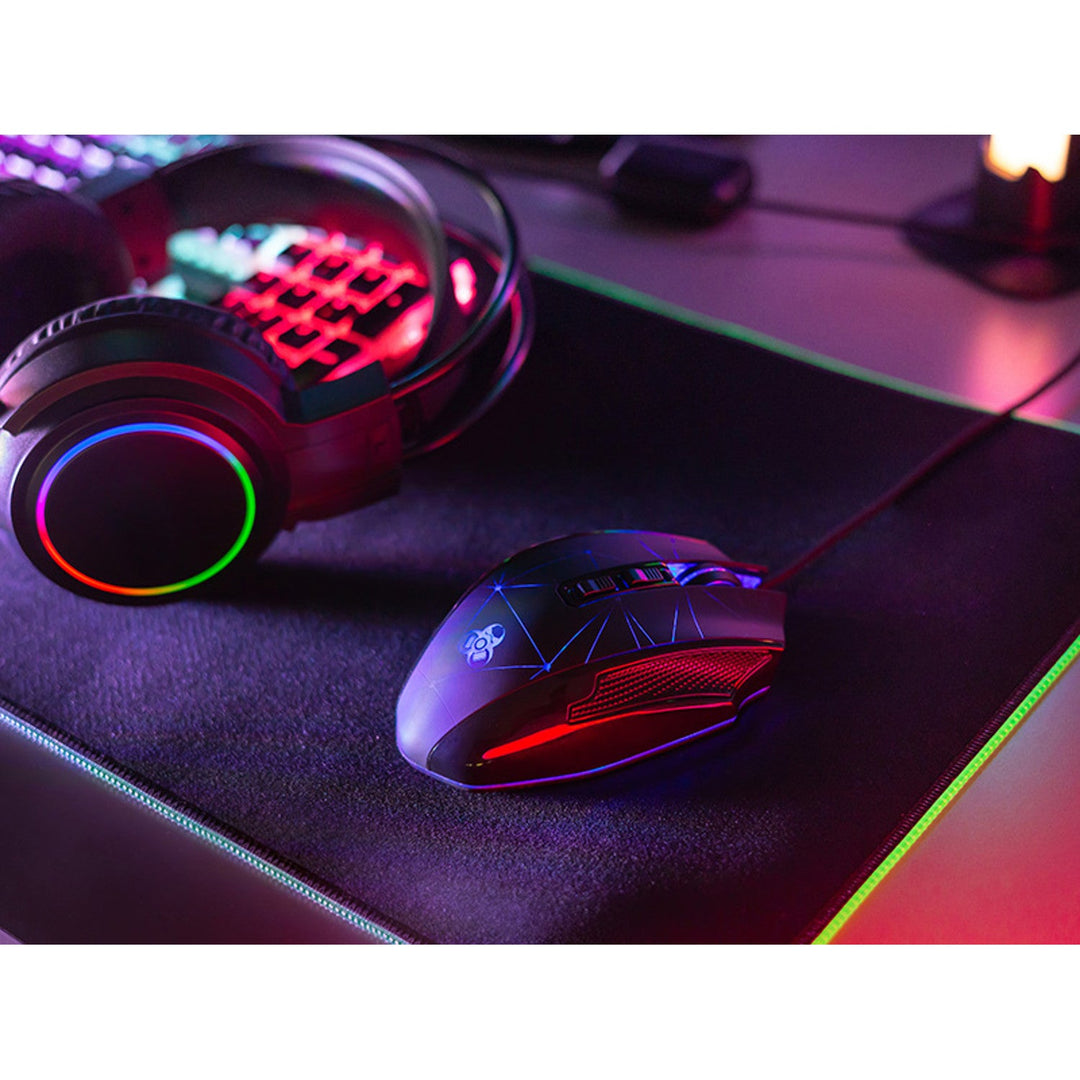 Tracer gaming miš, RGB pozadinsko osvjetljenje, 7200 DPI, Svemir