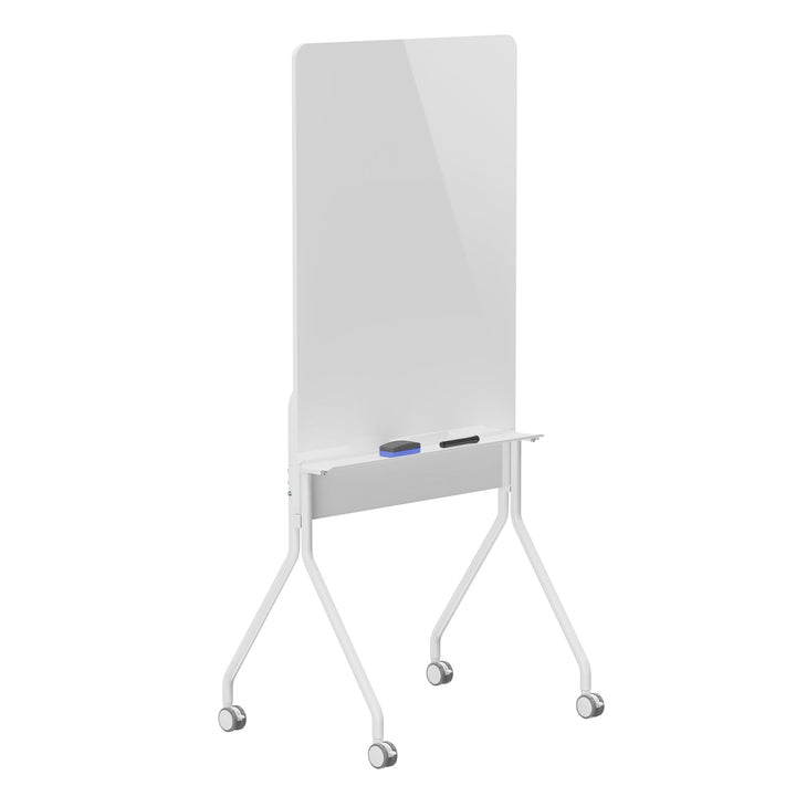 Ergo Office mobilna suha-brisaća ploča, okomiti položaj, bijela, jednostrana, s policom, dimenzije ploče 1190x790 mm, ER-305