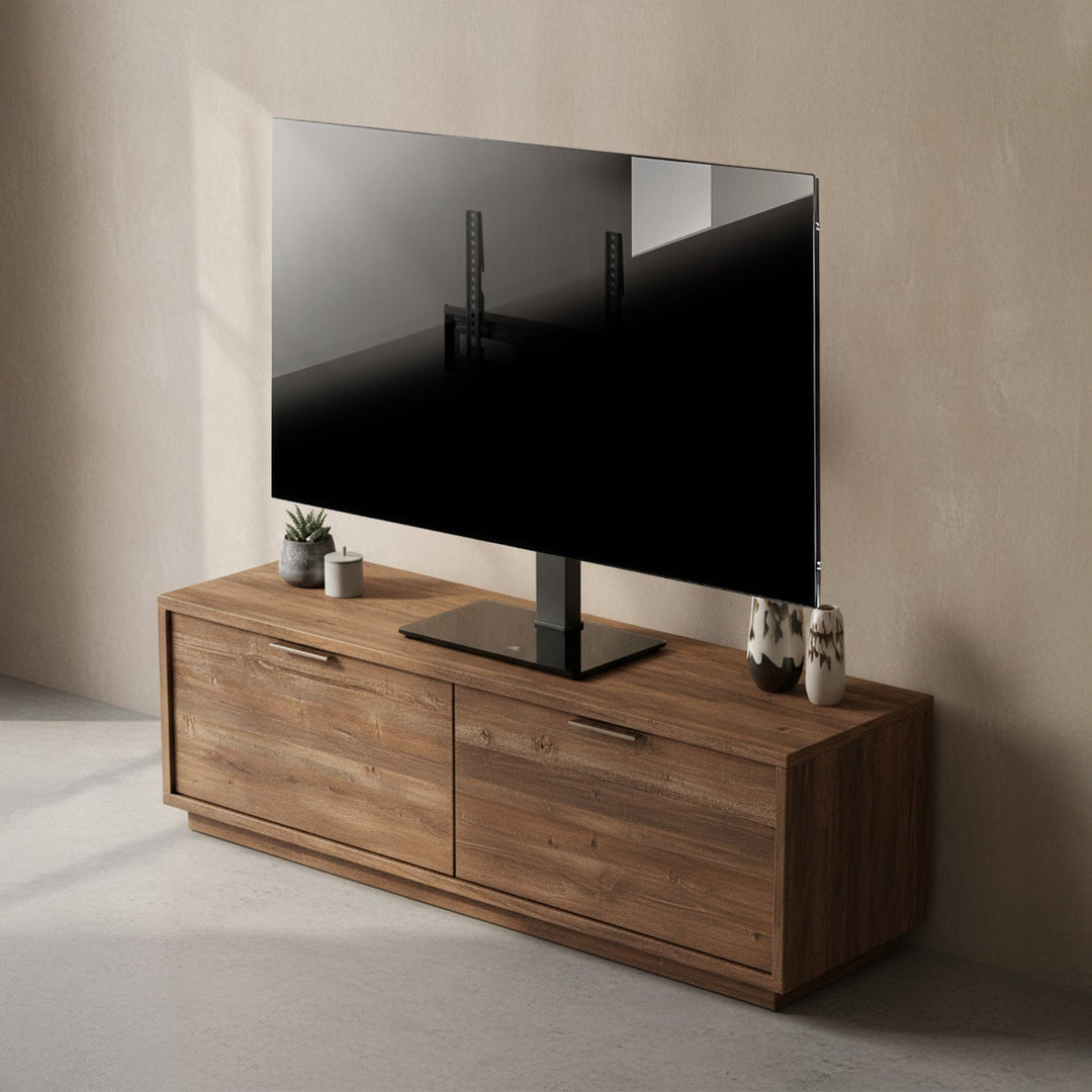 Maclean univerzalni TV stalak, za TV ormarić, stalak, max. 40 kg, max. VESA 400x400, podešavanje visine i kuta, za TV od 32 do 65", MC-1240