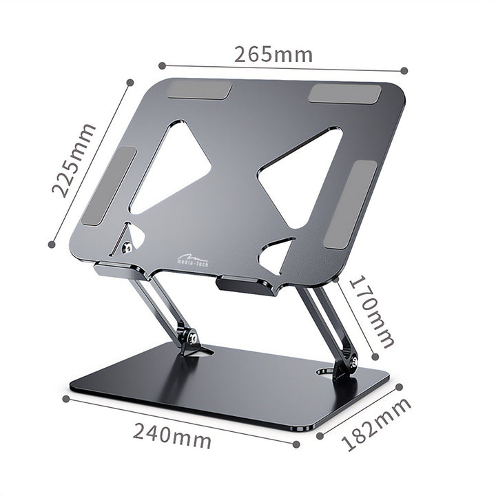 Podesivi, ergonomski stalak za prijenosna računala od 10 do 17 inča LAPTOP STAND Media-Tech MT2661