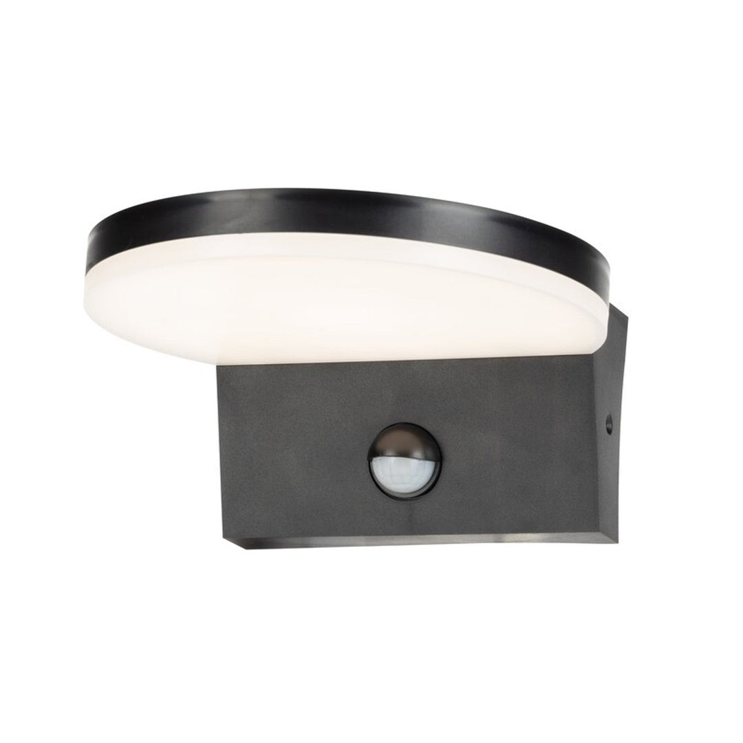 Rabalux vanjska zidna lampa, senzor pokreta, 9 W, crna, Batida