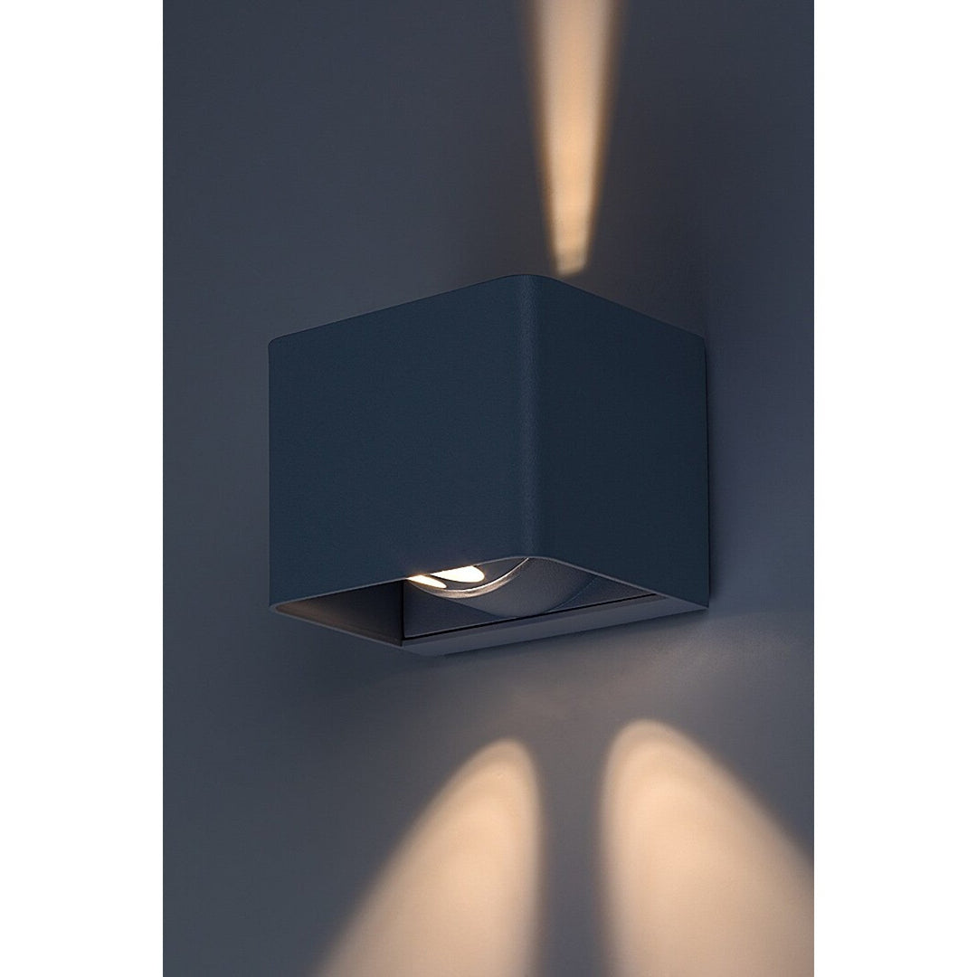 Rabalux Hallstatt 10W IP54 siva vanjska zidna lampa