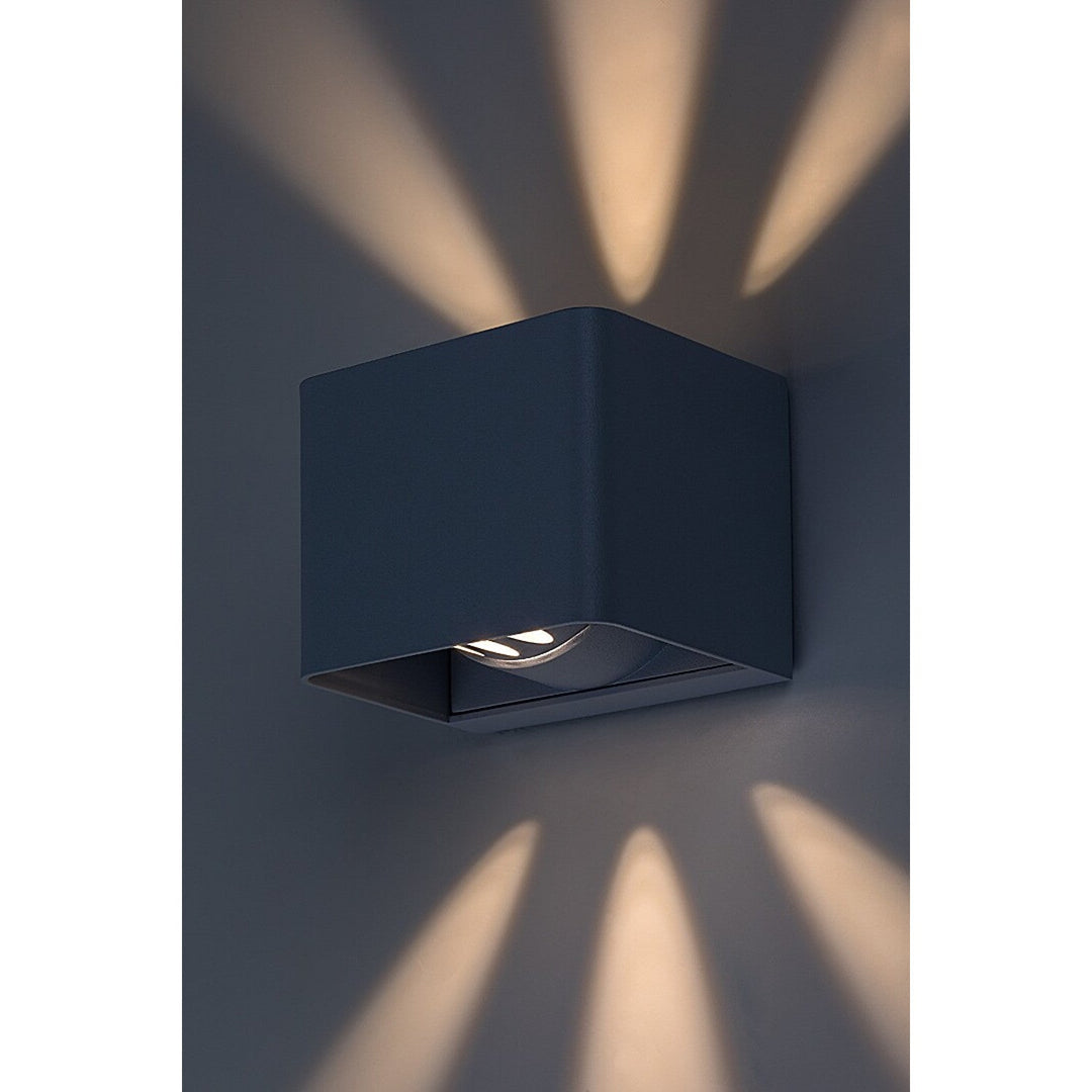 Rabalux Hallstatt 10W IP54 siva vanjska zidna lampa