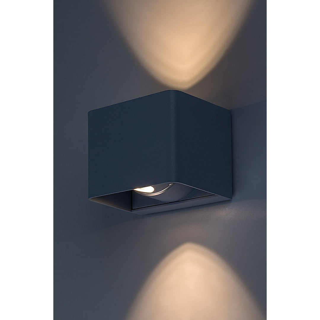 Rabalux Hallstatt 10W IP54 siva vanjska zidna lampa