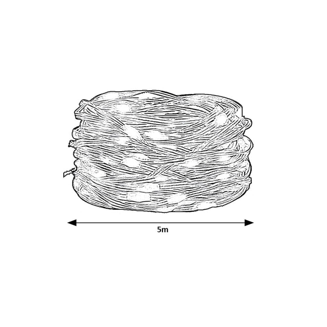 Rabalux vanjska rasvjeta, RGB LED lanac, IP44, Wi-Fi, Bluetooth, Biri