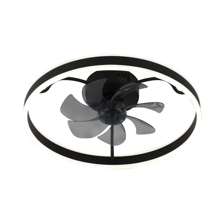 Stropna lampa Rabalux, s ventilatorom, 40 W, crna, Fanfy