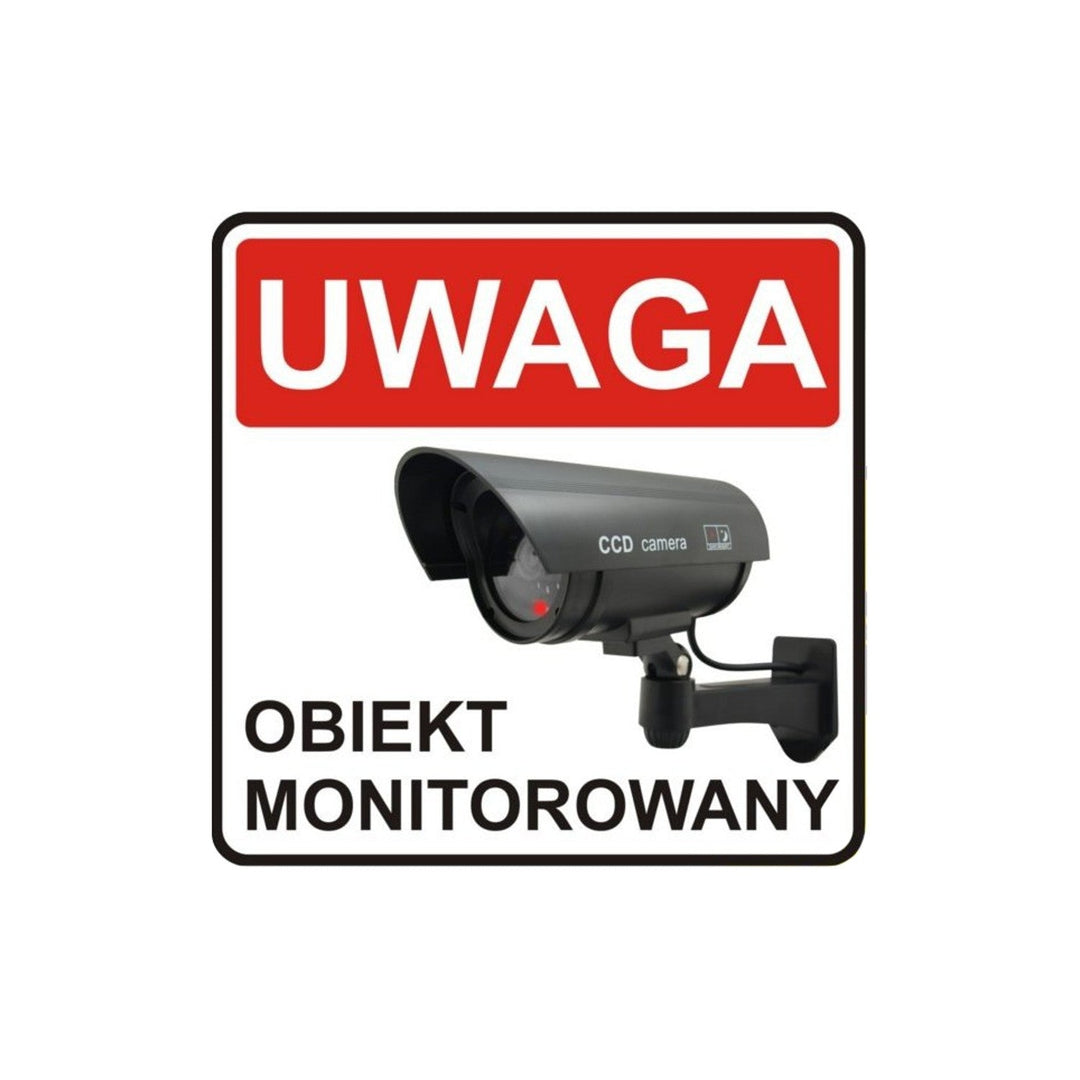 Lažna kamera s trepćućim LED svjetlom IR1100 S IR za vanjsku upotrebu, srebrna, 2 komada