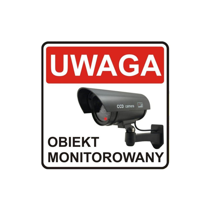 Lažna kamera s trepćućim LED svjetlom IR1100 S IR za vanjsku upotrebu, srebrna, 4 komada