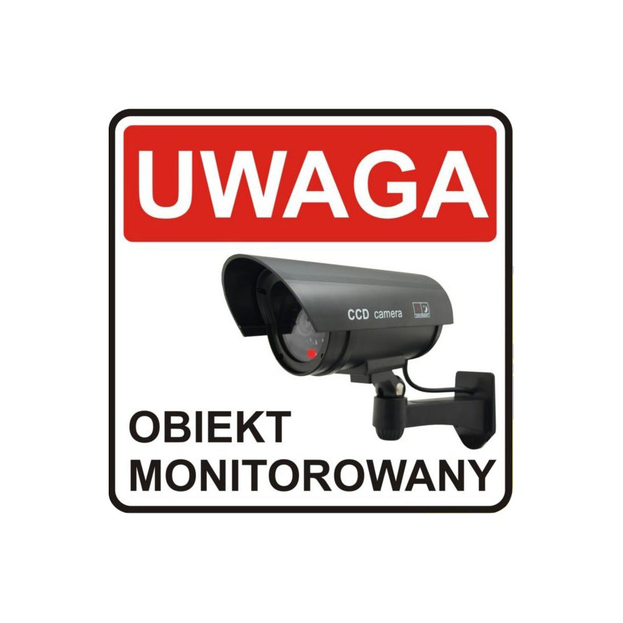 Lažna kamera s trepćućim LED svjetlom IR1100 B IR za vanjsku upotrebu, crna, 4 komada