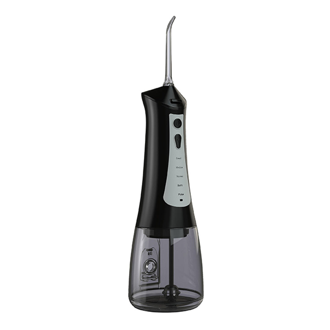 LAFE dentalni irigator, 5 načina rada, 6 nastavaka, crna, CleanPRO