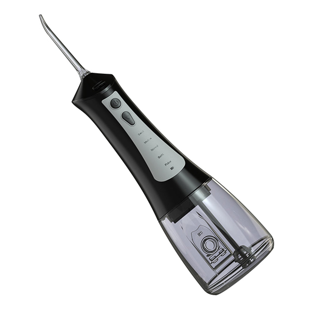 LAFE dentalni irigator, 5 načina rada, 6 nastavaka, crna, CleanPRO
