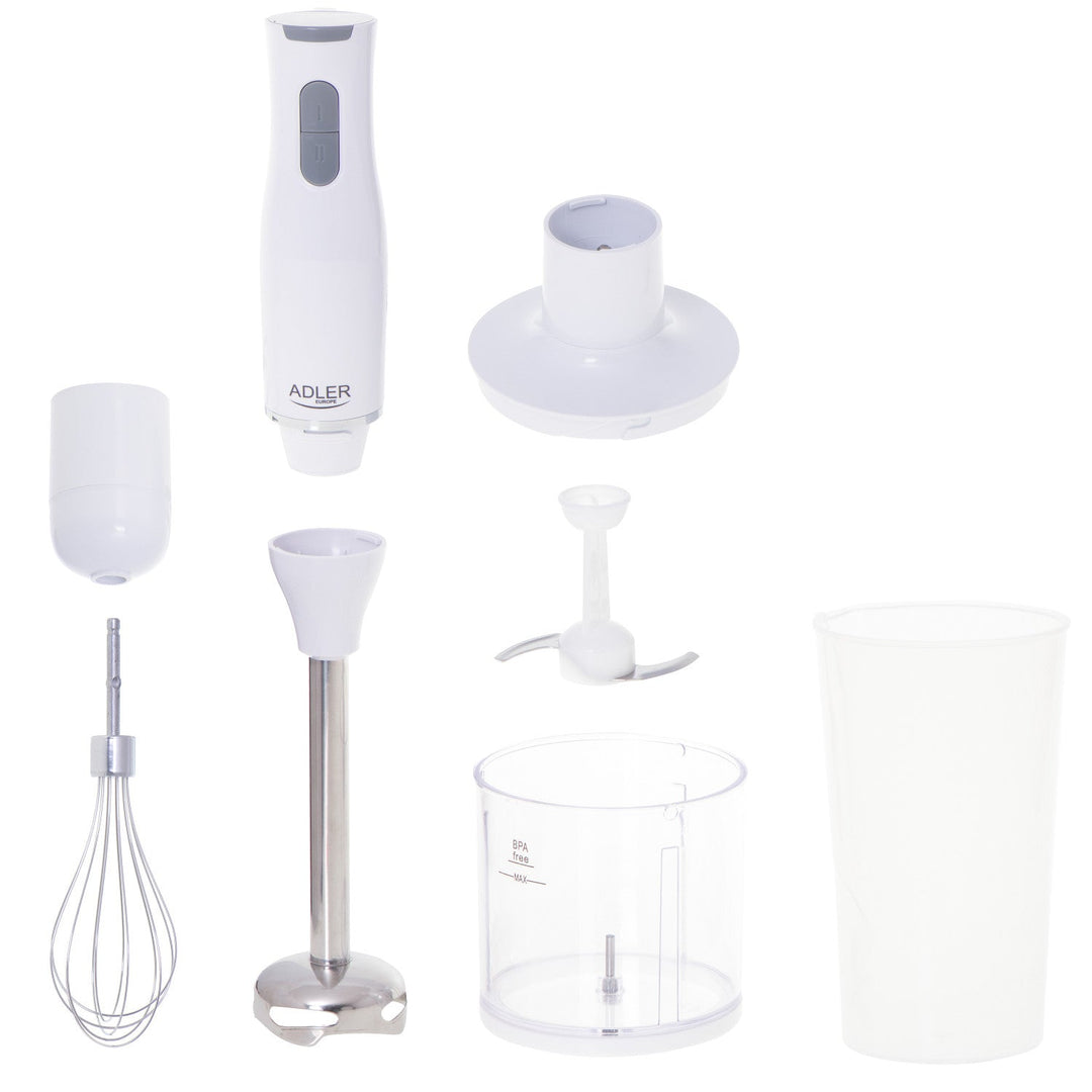Adler ručni blender, 2 brzine, bijela, 800 W, AD 4620