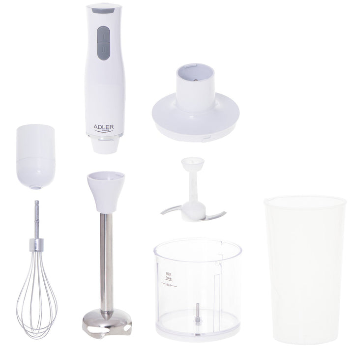 Adler ručni blender, 2 brzine, bijela, 800 W, AD 4620
