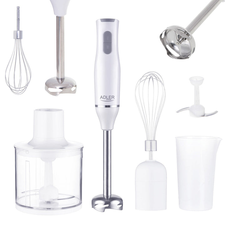 Adler ručni blender, 2 brzine, bijela, 800 W, AD 4620
