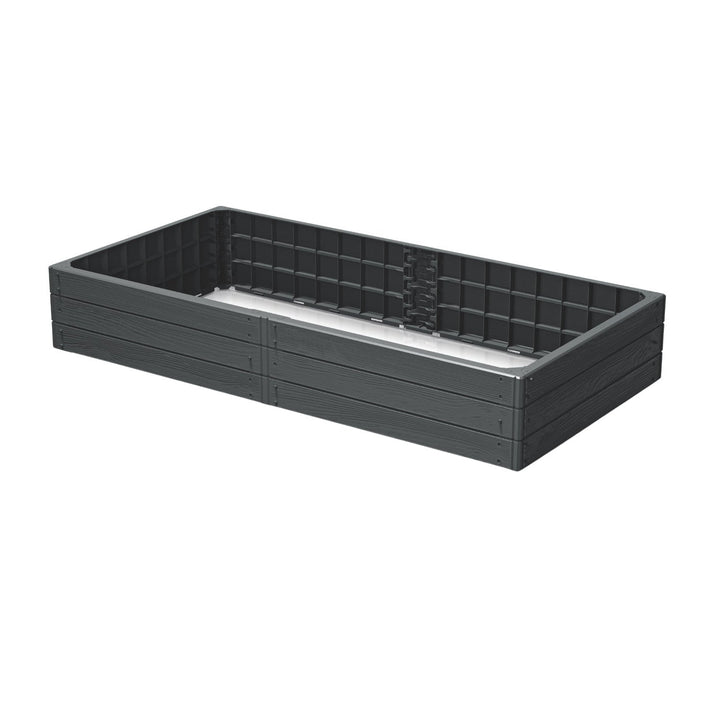 Prosperplast vrtna granica, 149 cm, antracit, Baza Woody