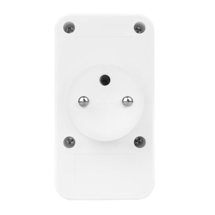 Maclean x2 utičnica s pojačanjem + 4xUSB, razdjelnik s 2 utičnice, 2xUSB A, 2xUSB C PD 20W, 1x16A + 1x6A, MCE249 F/W
