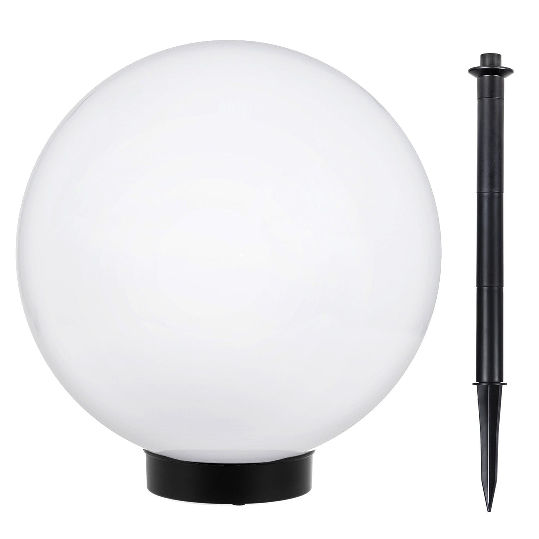 GreenBlue solarna lampa, samostalna, vrtna, sfera 25x25x58 cm, bijeli LED, GB166, 4 komada