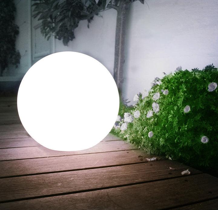 GreenBlue solarna lampa, samostalna, vrtna, sfera 25x25x58 cm, bijeli LED, GB166, 4 komada