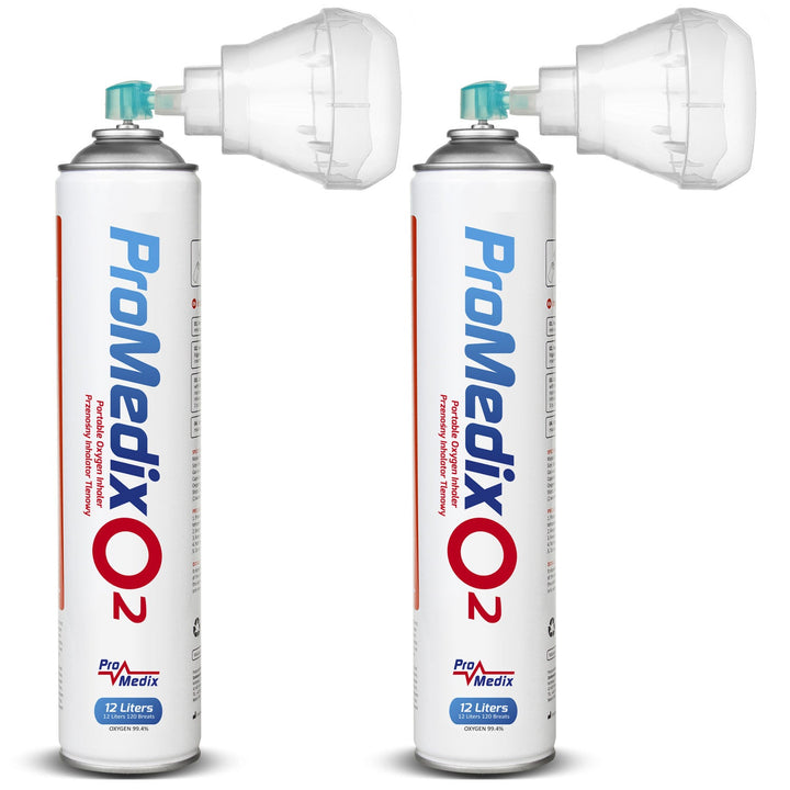 Promedix 12L prijenosni inhalator kisika u limenci, 99,4%, PR-994, 2 komada