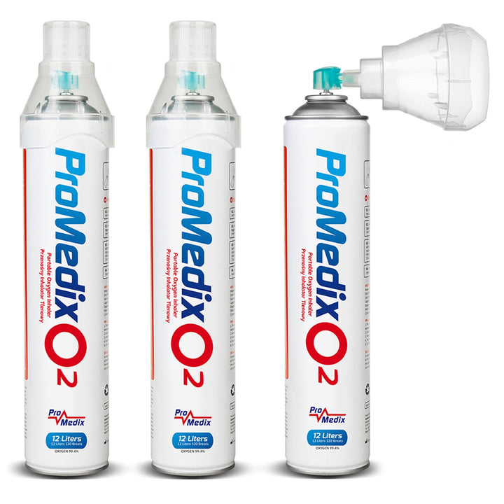 Promedix 12L prijenosni inhalator kisika u limenci, 99,4%, PR-994, 3 komada