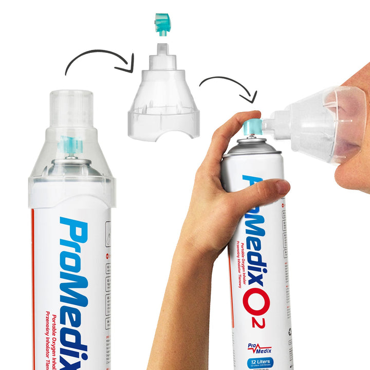 Promedix 12L prijenosni inhalator kisika u limenci, 99,4%, PR-994, 4 komada