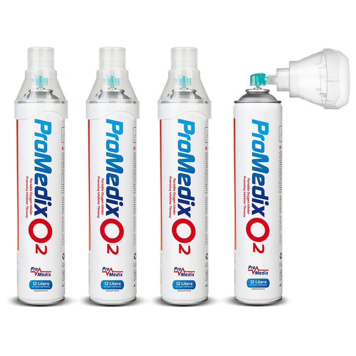 Promedix 12L prijenosni inhalator kisika u limenci, 99,4%, PR-994, 4 komada
