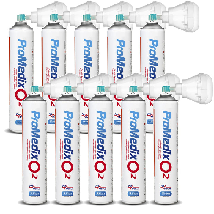 Promedix 12L prijenosni inhalator kisika u limenci, 99,4%, PR-994, 10 komada