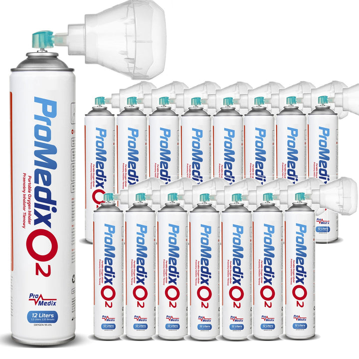 Promedix 12L prijenosni inhalator kisika u limenci, 99,4%, PR-994, 16 komada