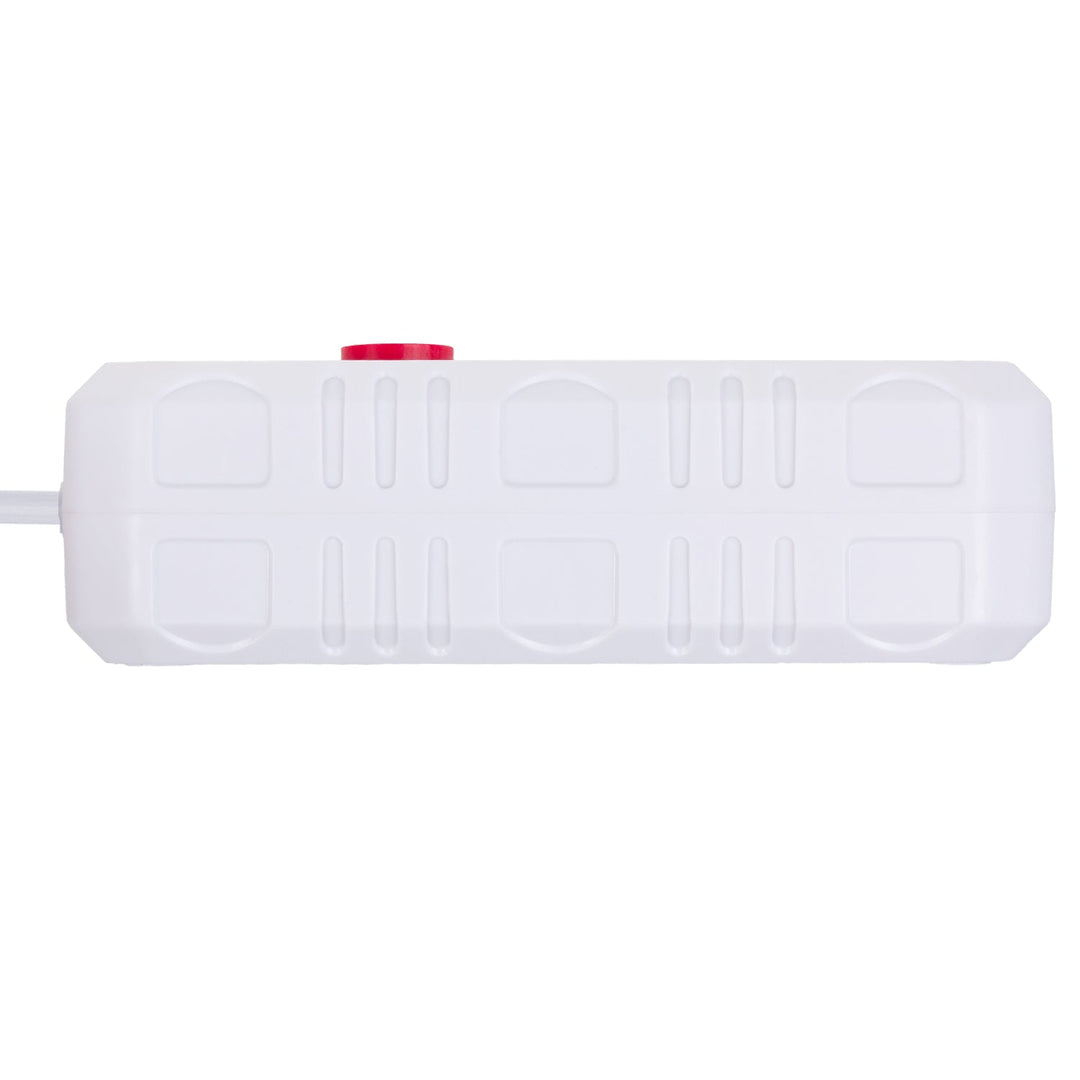 Maclean produžni kabel s 2 utičnice + 3xUSB, 110-240V AC 50/60Hz, 2.1A max 2500W, 1.5m, bijeli, MCE387 W