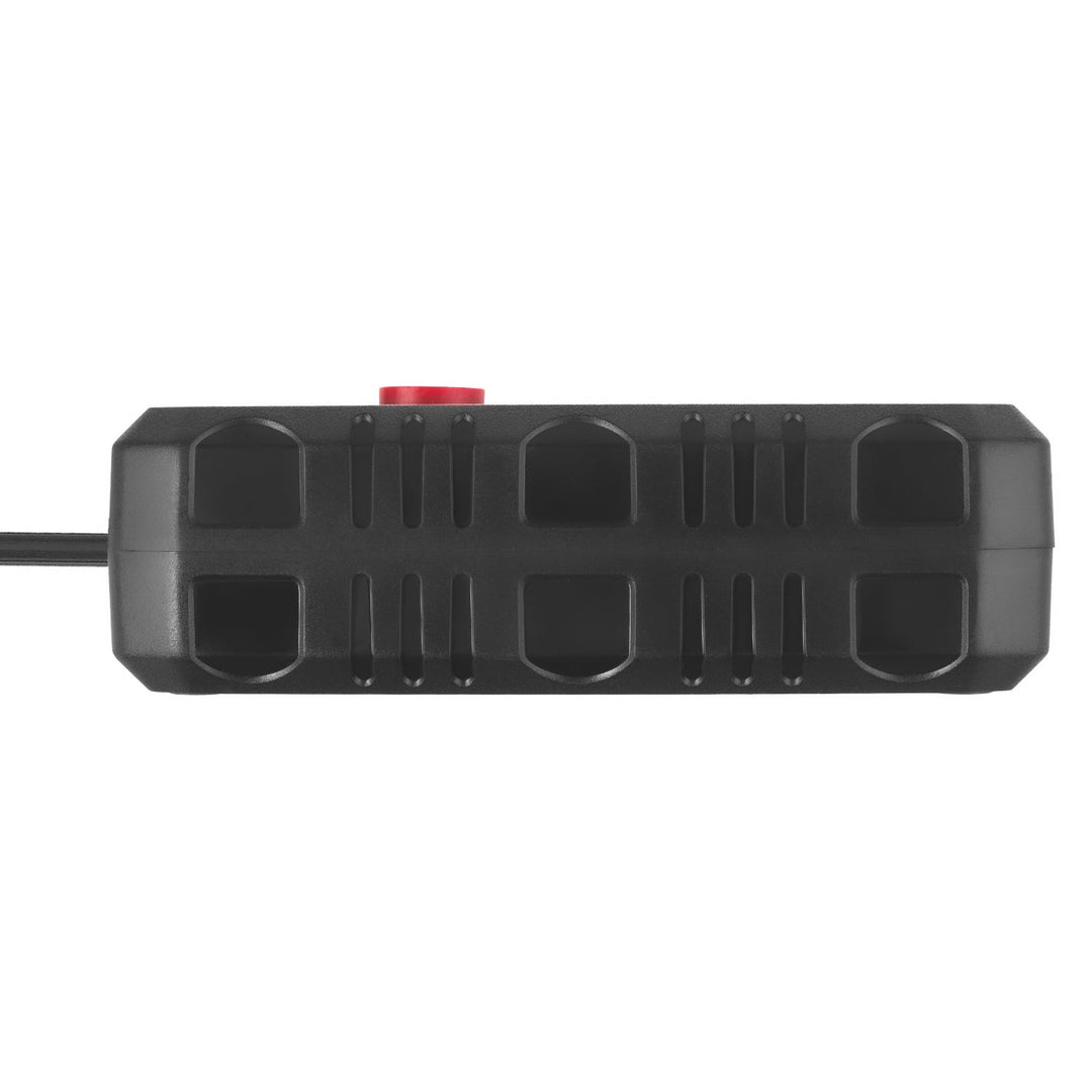 Maclean produžni kabel s 2 utičnice + 3xUSB, 110-240V AC 50/60Hz, 2.1A max 2500W, 1.5m, crni, MCE387 B