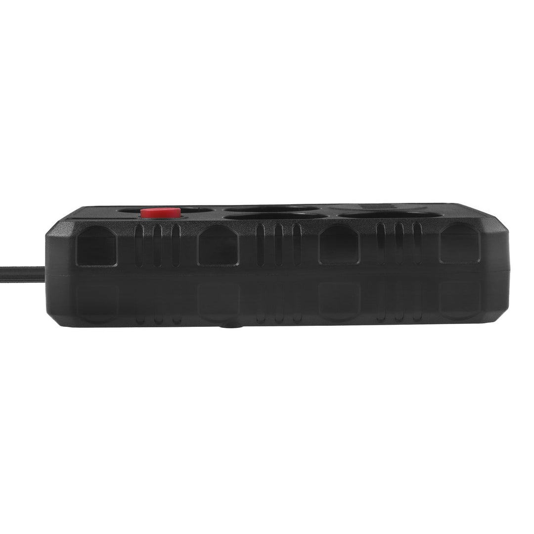 Maclean produžni kabel s 4 utičnice + 3xUSB, 110-240V AC 50/60Hz, 2.1A max 2500W, 1.5m, crni, MCE392 B