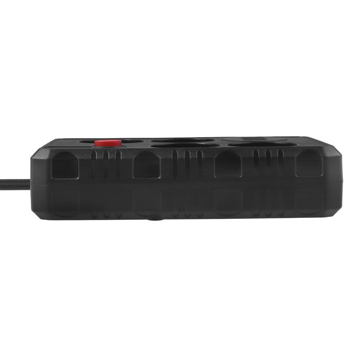 Maclean produžni kabel s 4 utičnice + 3xUSB, 110-240V AC 50/60Hz, 2.1A max 2500W, 1.5m, crni, MCE392 B