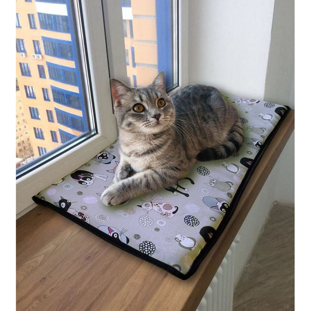 Jastuk za mačje ležanje za prozorsku dasku 25x55 cm, uzorak Bertoni CATNIP