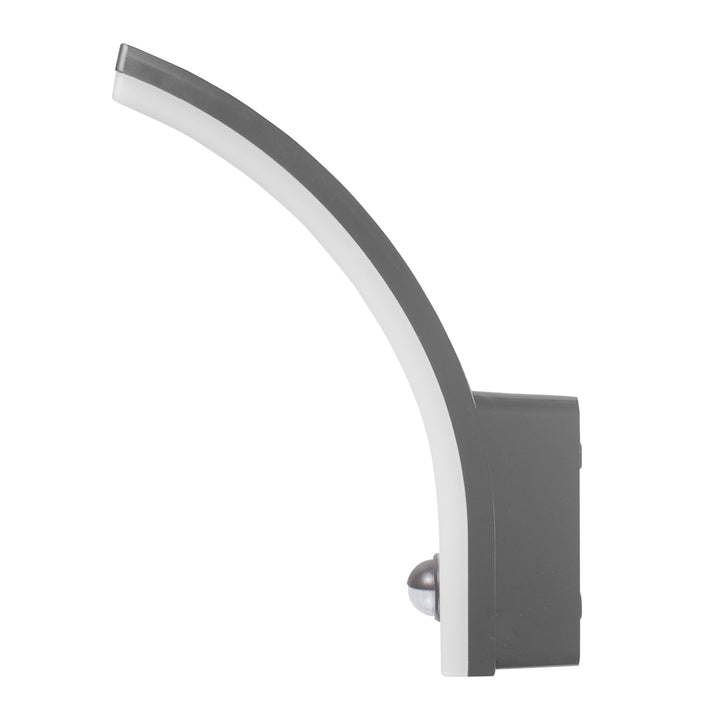 Maclean LED lampa s senzorom pokreta, PIR senzor pokreta, siva, 20 W, IP65, 2000 lm, neutralno bijela boja (4000 K) MCE512 GR, 2 komada