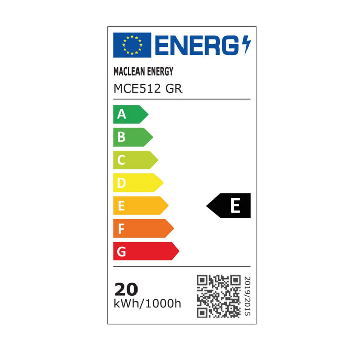 Maclean LED lampa s senzorom pokreta, PIR senzor pokreta, siva, 20 W, IP65, 2000 lm, neutralno bijela boja (4000 K) MCE512 GR, 2 komada