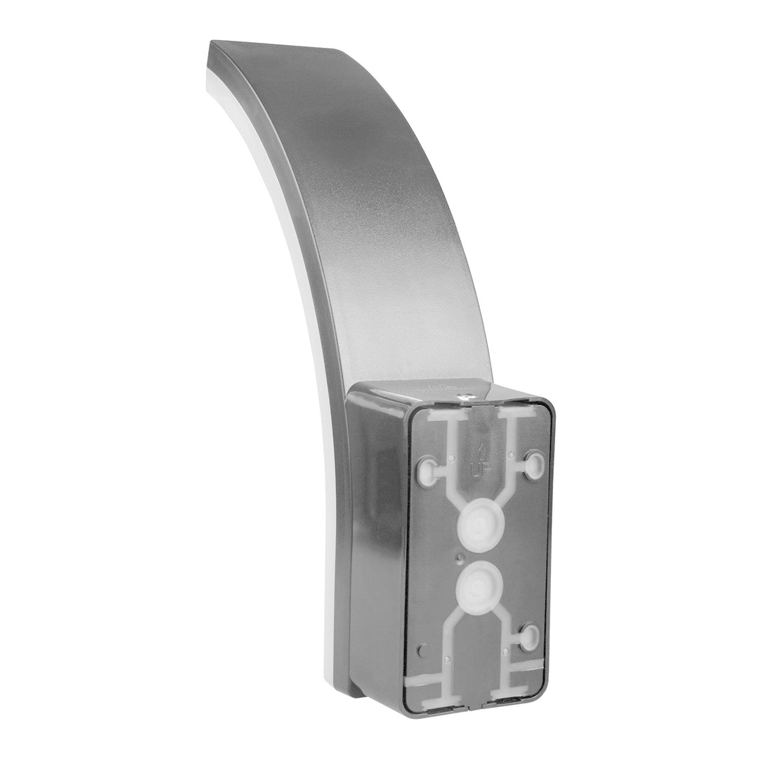 Maclean LED lampa s senzorom pokreta, PIR senzor pokreta, siva, 20 W, IP65, 2000 lm, neutralno bijela boja (4000 K) MCE512 GR, 4 komada