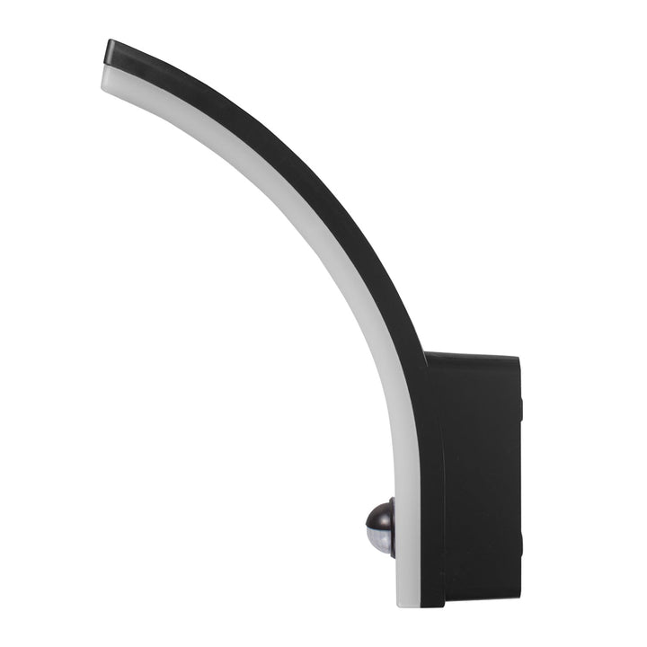 Maclean LED lampa s senzorom pokreta, PIR senzor pokreta, crna, 20 W, IP65, 2000 lm, neutralno bijela boja (4000 K) MCE512 B, 2 komada