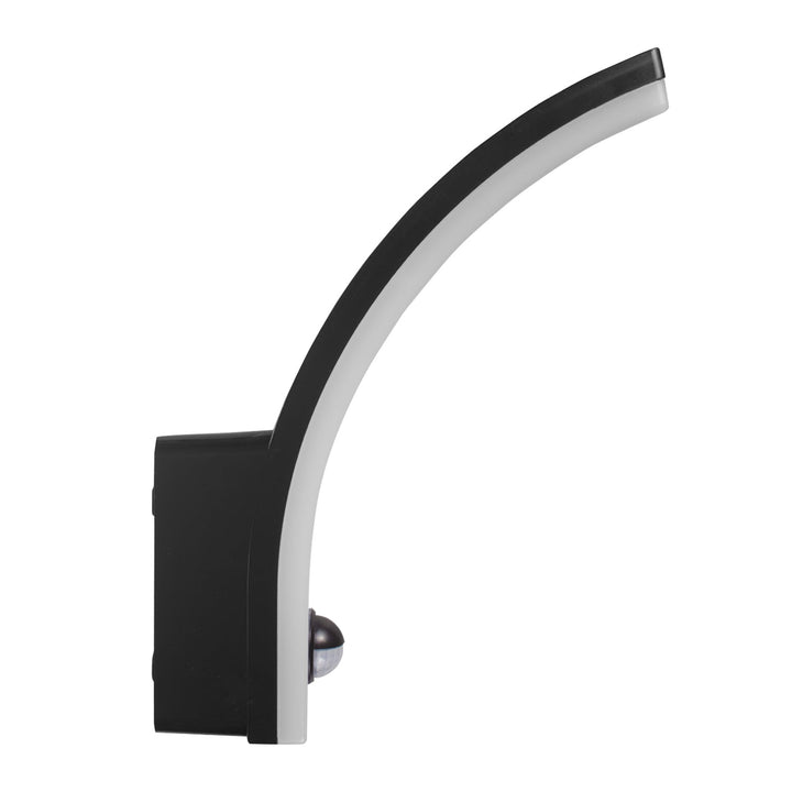 Maclean LED lampa s senzorom pokreta, PIR senzor pokreta, crna, 20 W, IP65, 2000 lm, neutralno bijela boja (4000 K) MCE512 B, 4 komada