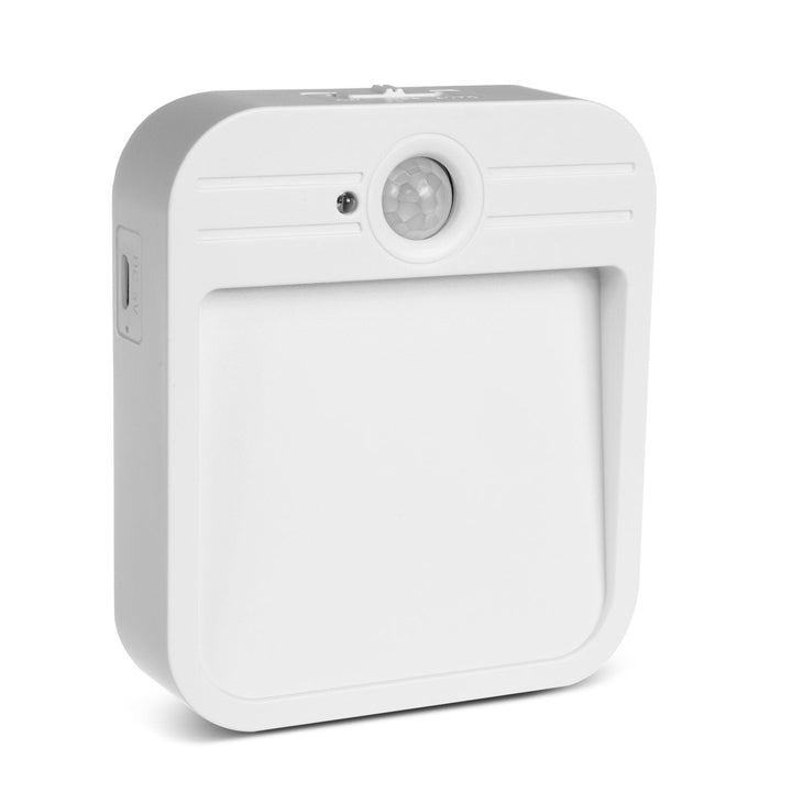 Maclean Lumină LED pentru scări, cu detector de mișcare, temp. 4000K, 3.7V/500mAh, 4 LED-uri, rază de acțiune 3-4m, MCE236, 2 bucăți