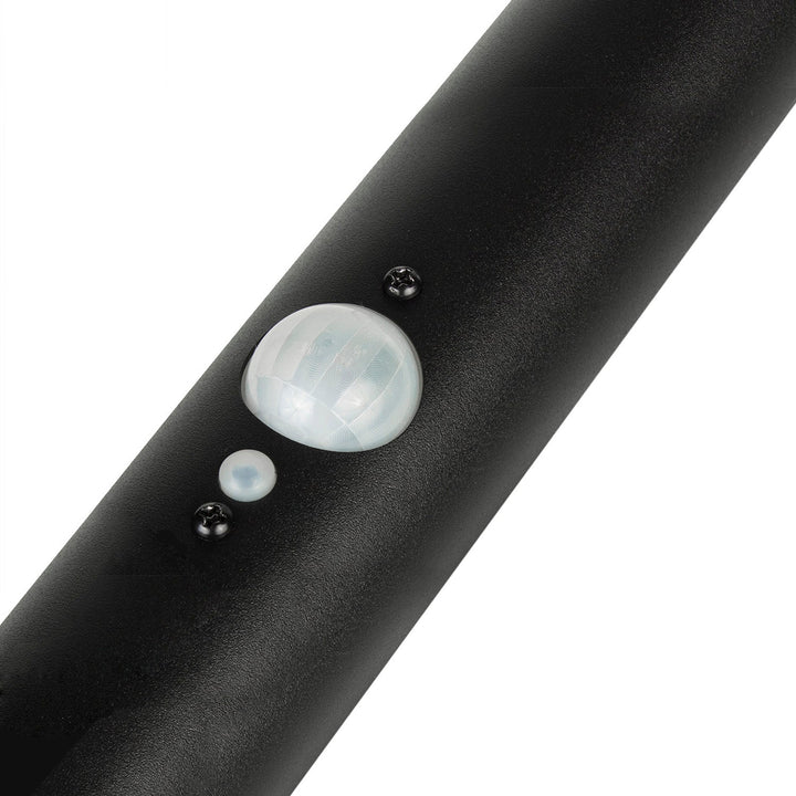 Maclean solarna LED lampa, s senzorom, 3 načina rada, za zabijanje u tlo, Li-ion 18650, IP44, 3,7 V, 1200 mAh, crna, MCE465 B, 6 komada