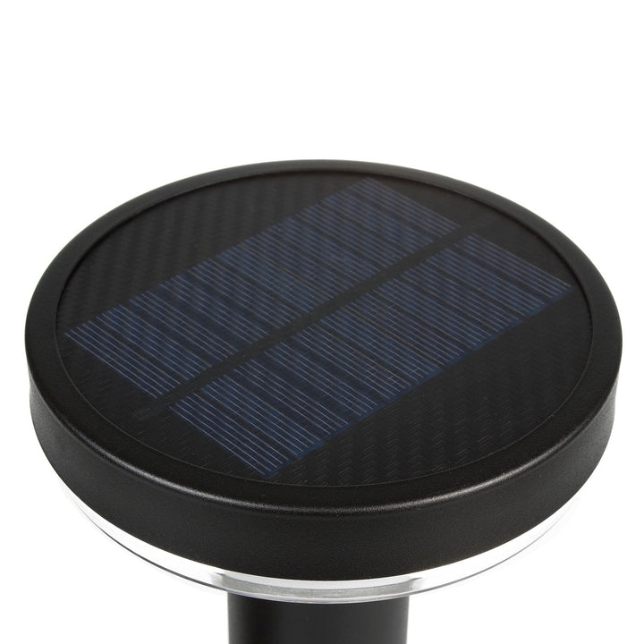Maclean solarna LED lampa, s senzorom, 3 načina rada, za zabijanje u tlo, Li-ion 18650, IP44, 3,7 V, 1200 mAh, crna, MCE465 B, 8 komada