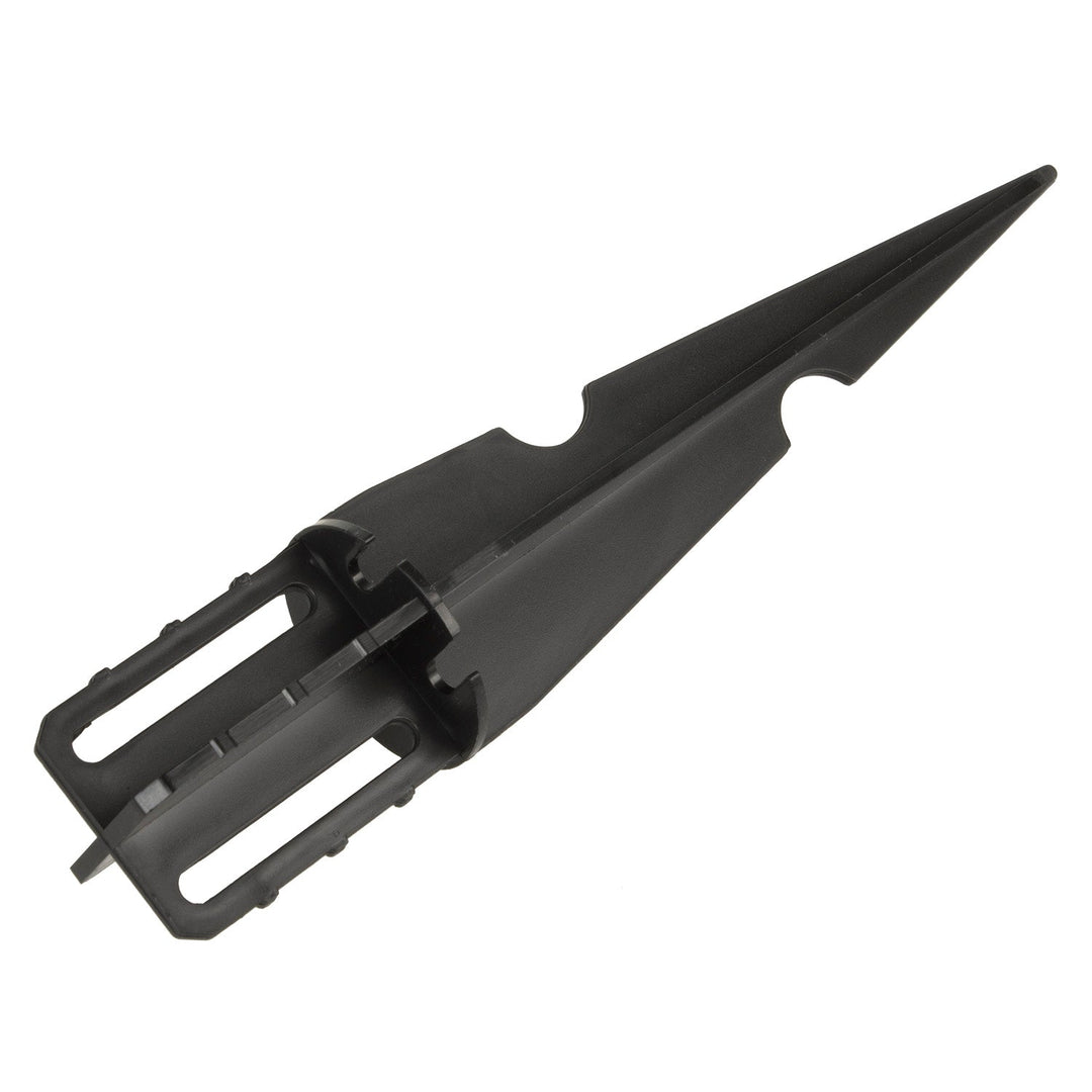 Maclean solarna LED lampa, s senzorom, 3 načina rada, za zabijanje u tlo, Li-ion 18650, IP44, 3,7 V, 1200 mAh, crna, MCE465 B, 8 komada