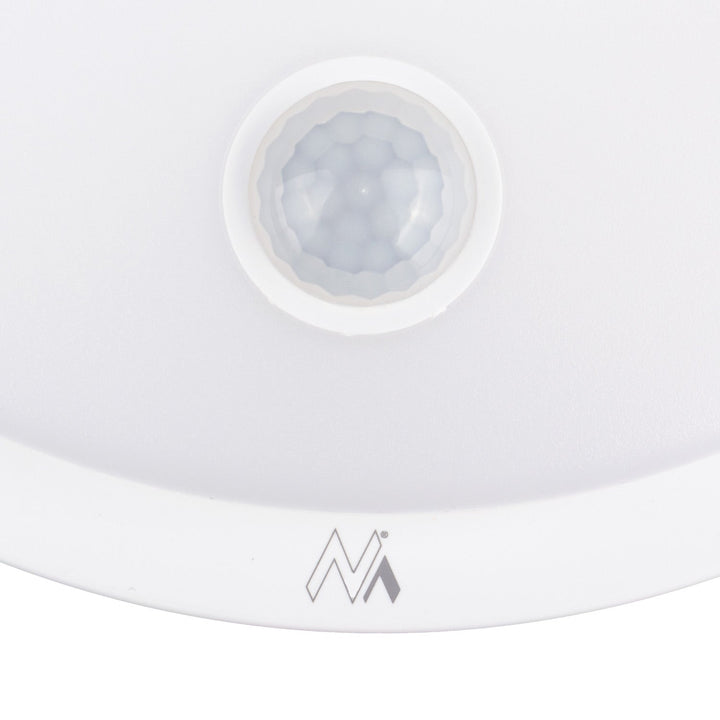 Lampă LED Maclean cu senzor de mișcare, senzor PIR, albă, 10 W, IP65, 1000 lm, culoare neutră, MCE525 W