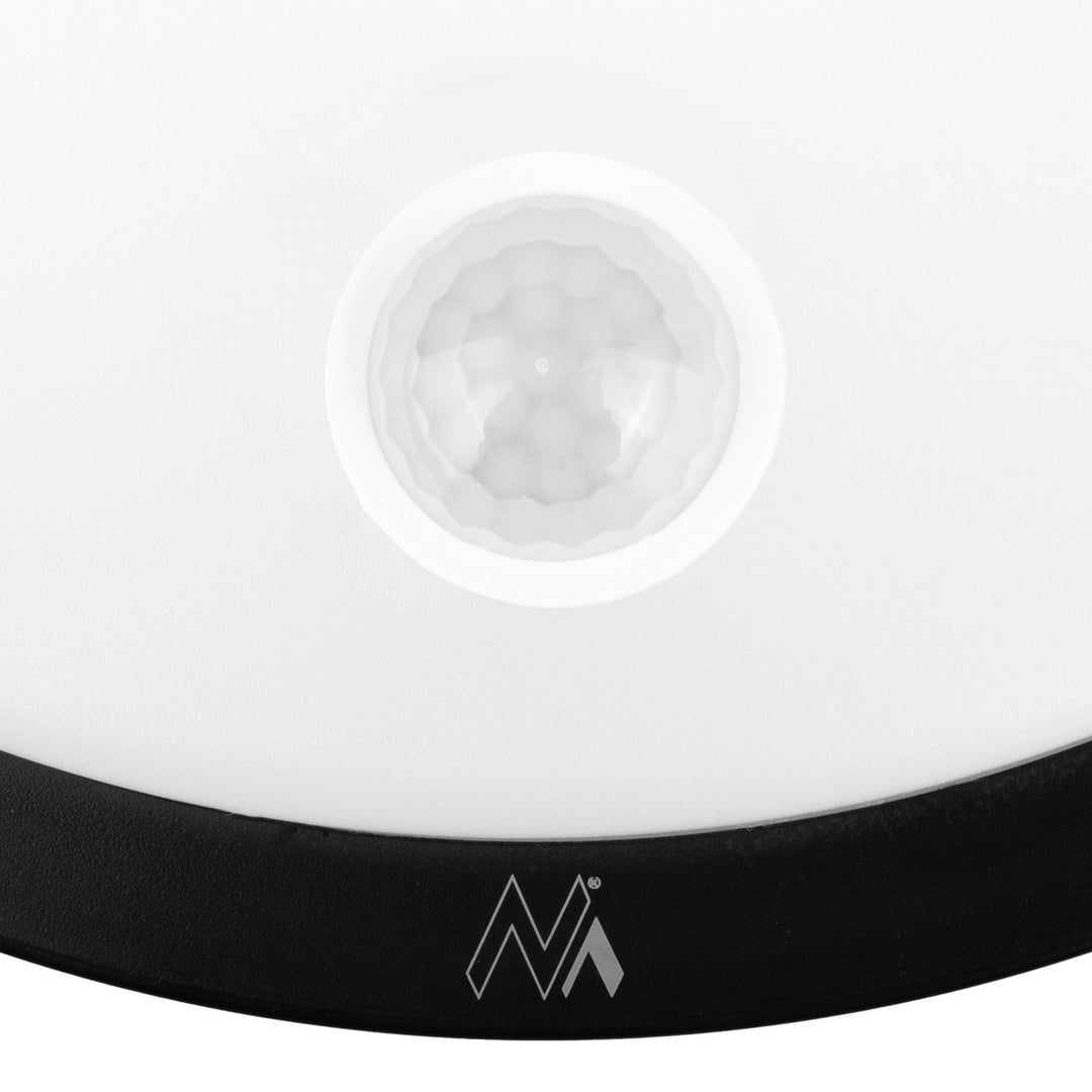 Maclean LED lampa s senzorom pokreta, PIR senzorom, crna, 10 W, IP65, 1000 lm, neutralna boja, MCE525 B